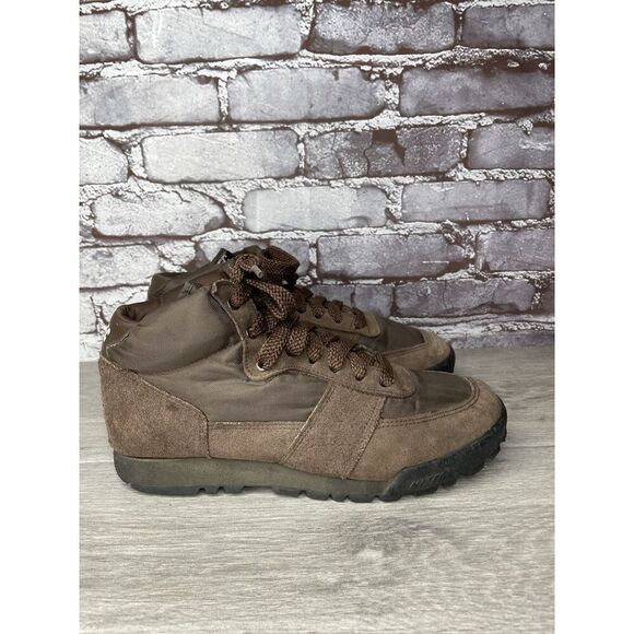 Hi-Tec Shasta Brown Mesh Suede Mid Lace Up Hiking Boots Women’s Sz 9.5M US/40EU - Picture 1 of 16